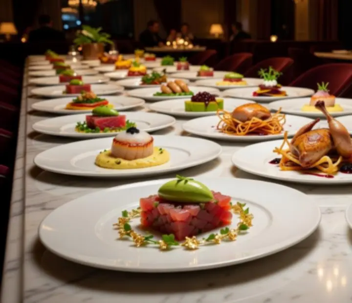 Galeria popisowych dań serwowanych w restauracjach fine dining